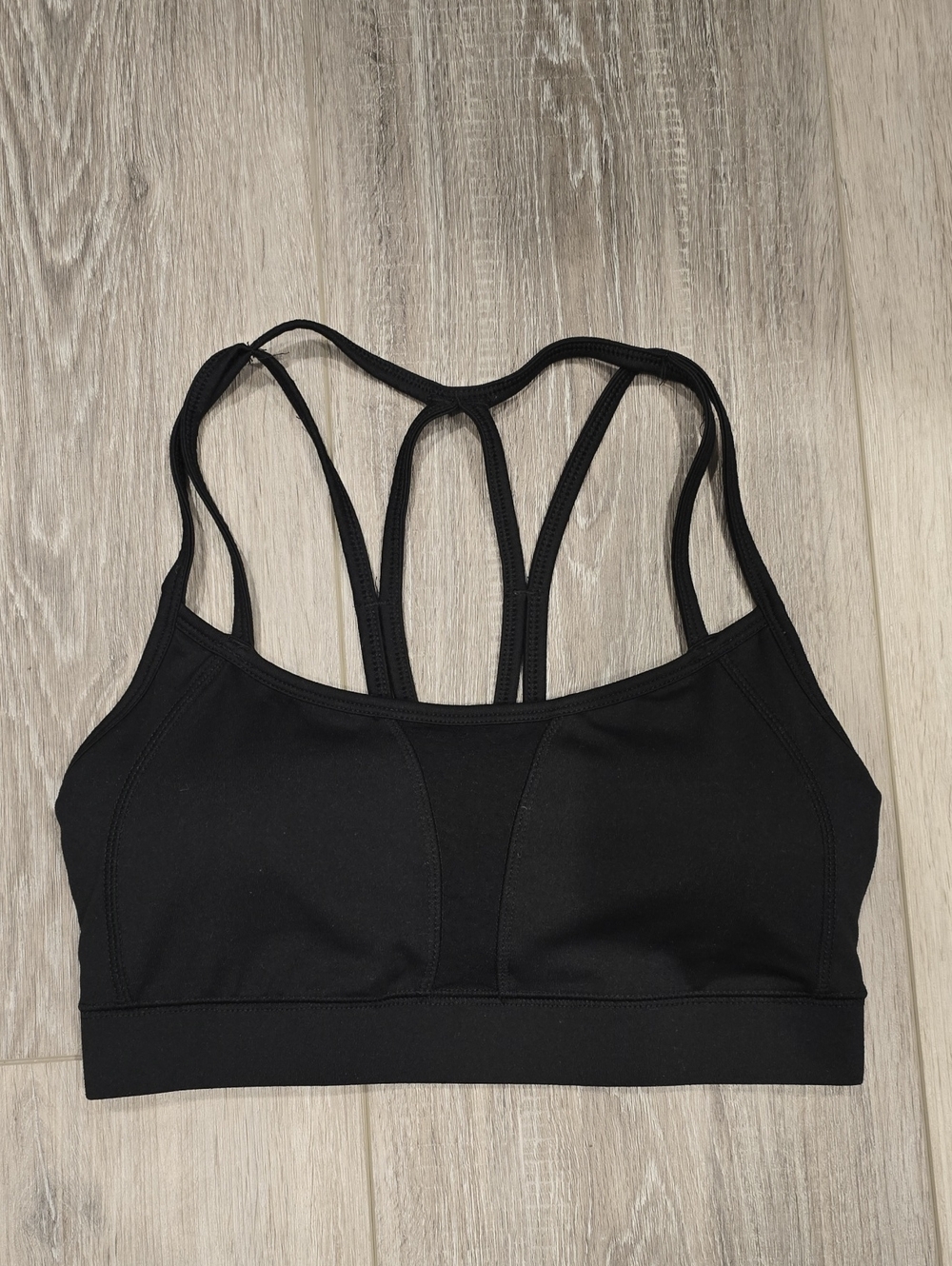 Gaiam Women's Black Strappy Back Sports Bra SIZE: Small